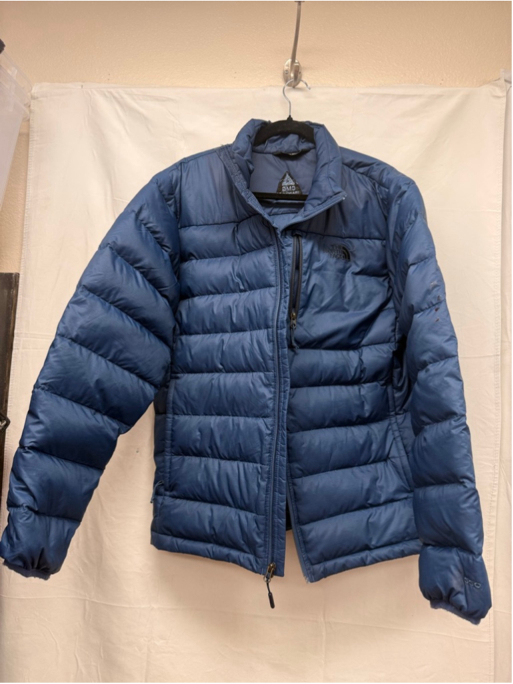 Men's The North Face Blue Puffer Jacket L
